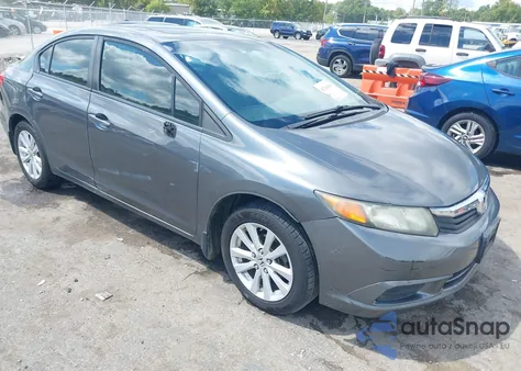 2012 Honda Civic Ex from USA, damaged, VIN 2HGFB2F88CH307740